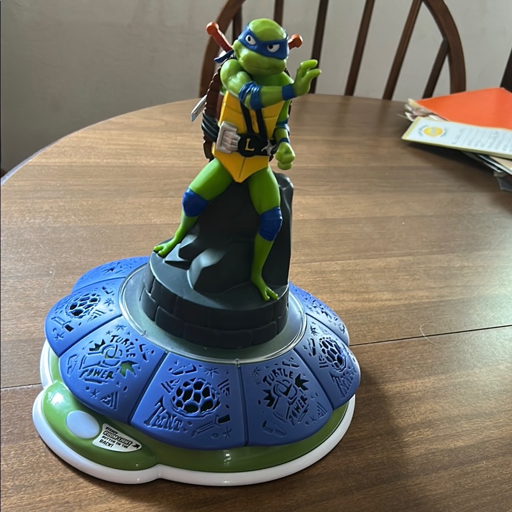 Ninja Turtle Blue and Green animated room glow! Works great. 2023 model.